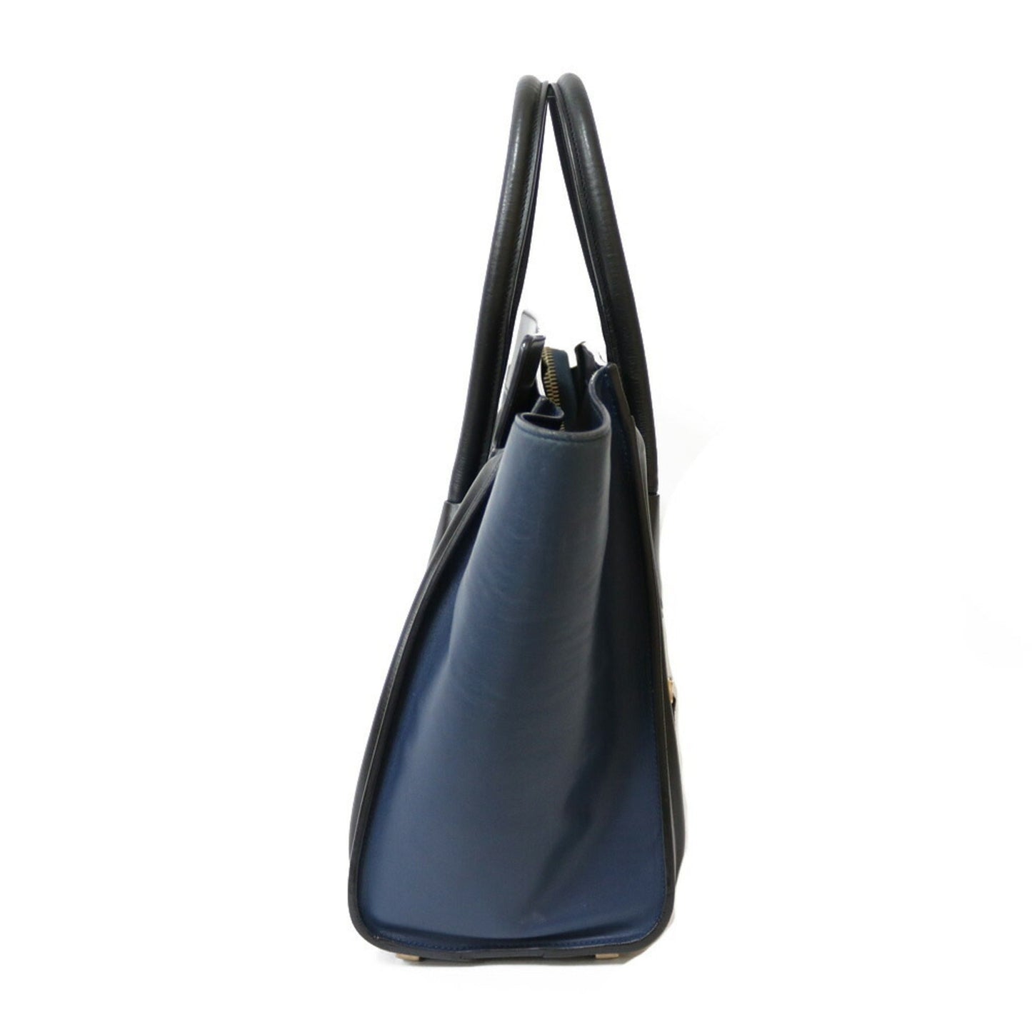 Celine Luggage Micro Handbag Blue Ladies