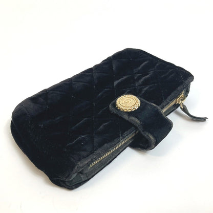 Chanel CC Mark coin purse Card Case Pouch Black GoldHardware