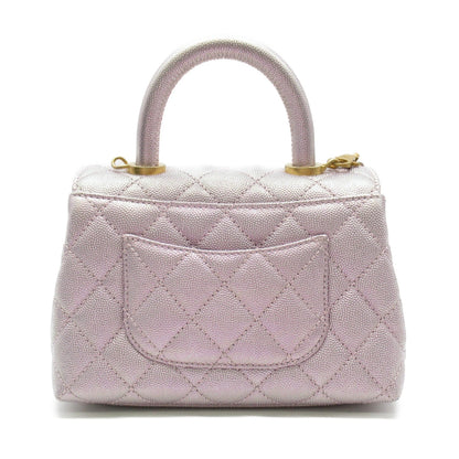 CHANEL 2wayShoulder Bag Pink Caviar Skin [Grained Calf] AS2215
