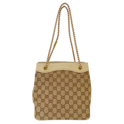 Gucci Beige Gg Canvas Handbag Shoulder Bag