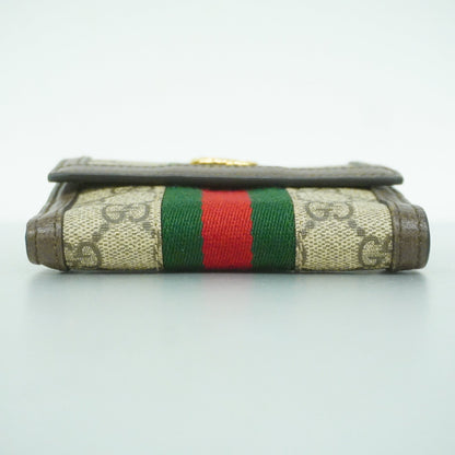 Gucci  Ophidia Bi-fold Wallet Gold Metal Fittings 523173 Women's GG Supreme