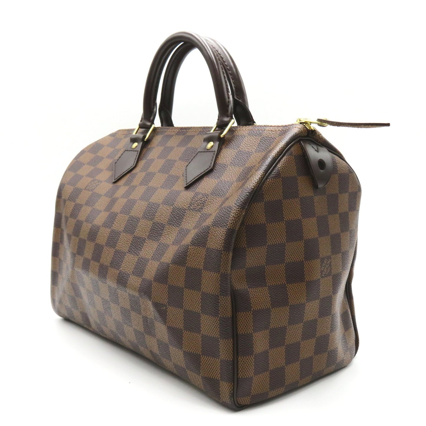 LOUIS VUITTON Speedy 30 Brown Ebene Damier PVC coated canvas N41531