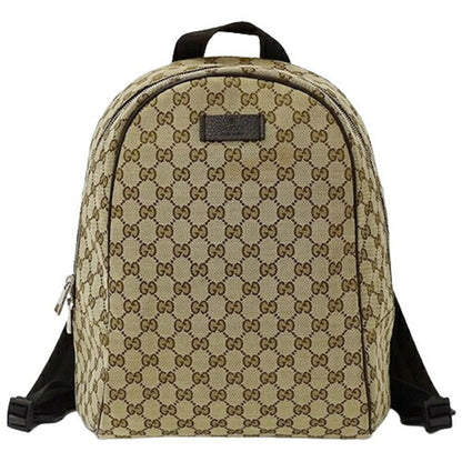 Gucci Bag ladies men's backpack GG canvas brown beige 449906