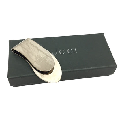 Gucci money clip silver color men's wallet