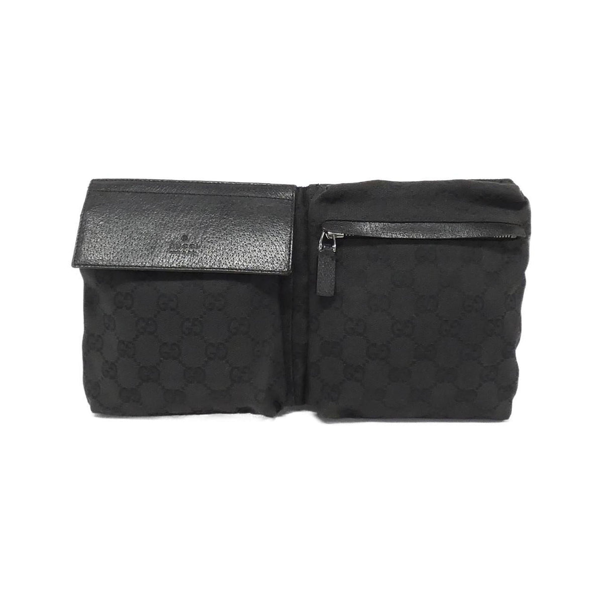 Gucci Black Gg Canvas Fanny Pack ()