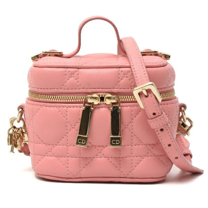 Christian Dior Pink Leather Shoulder Bag ()