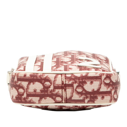 Christian Dior Red Color White Pvc Leather Shoulder Bag ()