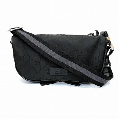 Gucci Black Nylon Shoulder Bag Sling Bag ()