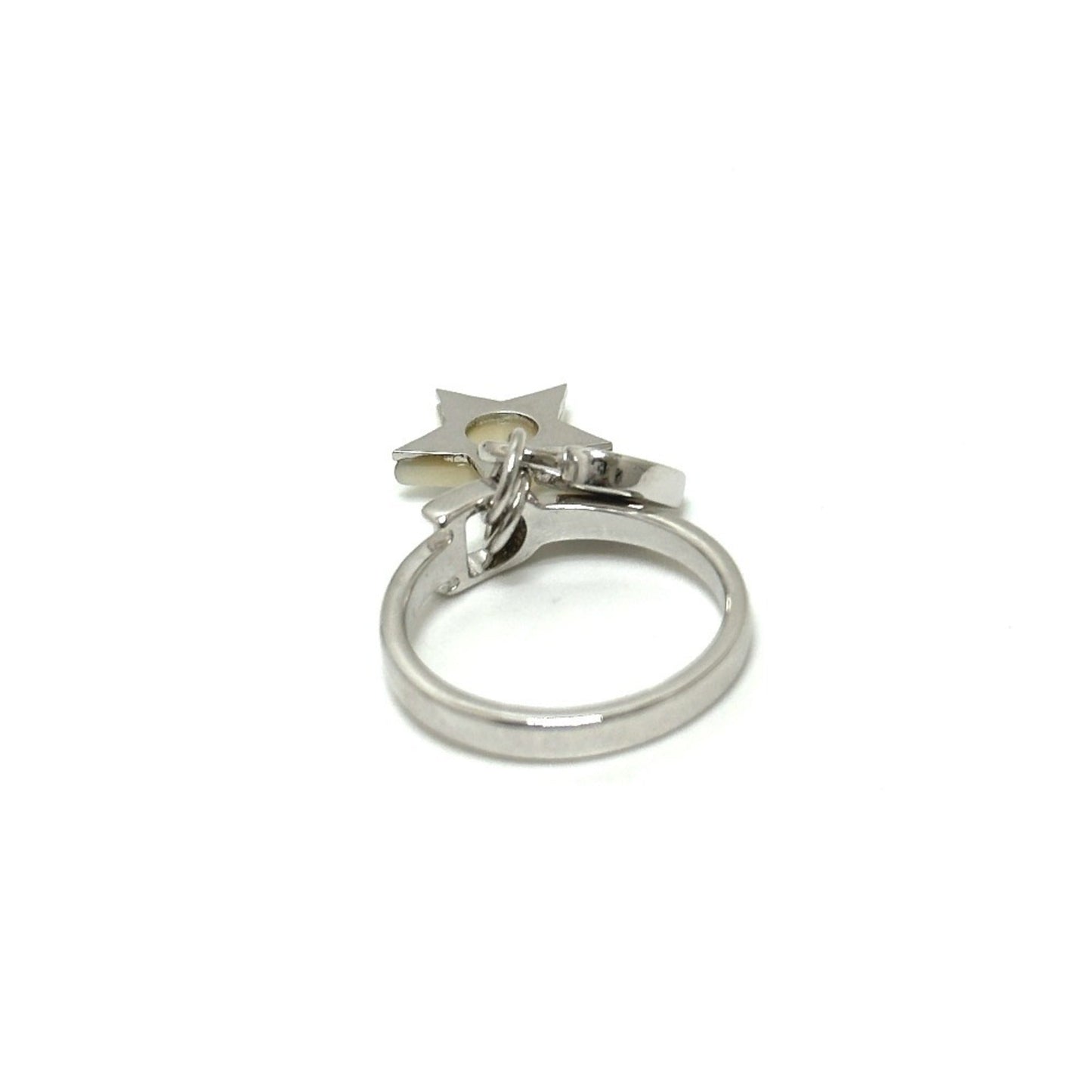 Christian Dior Silver Metal Band Ring ()