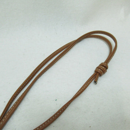 Celine Phone case Brown Dark brown leather PVC coated canvas
