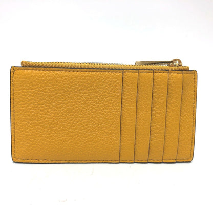 Gucci Yellow Leather Coin Purse/Coin Case