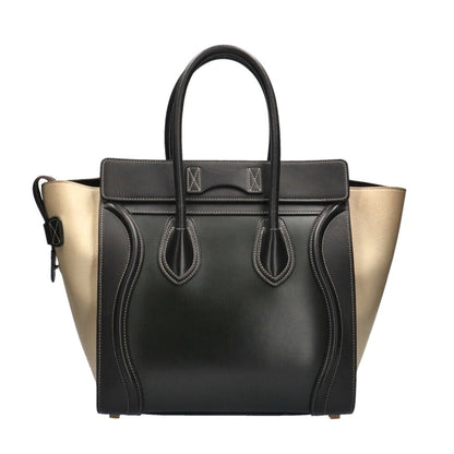 Celine Micro Shopper Luggage Handbag Calf Ladies