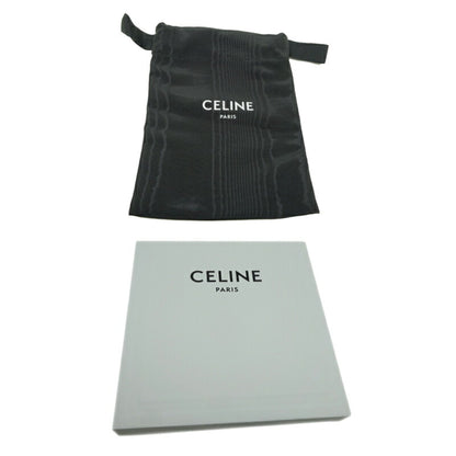 Celine Key & Card Coin Purse Women's Men's Case 10C663 Leather Black