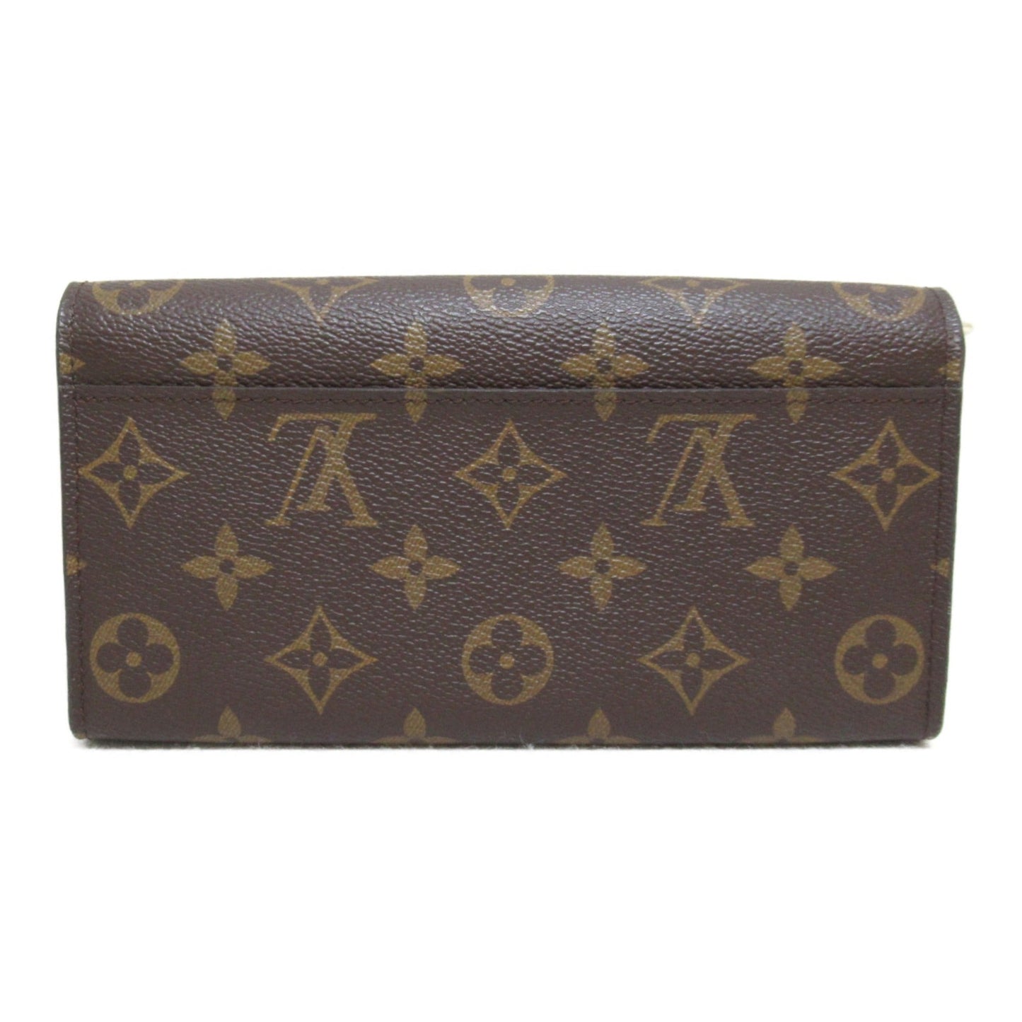 LOUIS VUITTON Portefeiulle Sarah Bifold Long Wallet Brown Monogram PVC coated canvas M60531