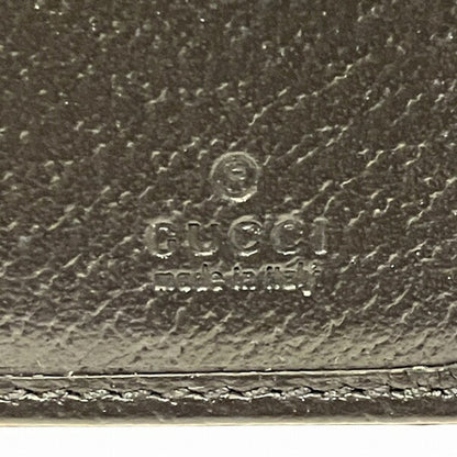 Gucci Black Leather Long Wallet (Bi-Fold)