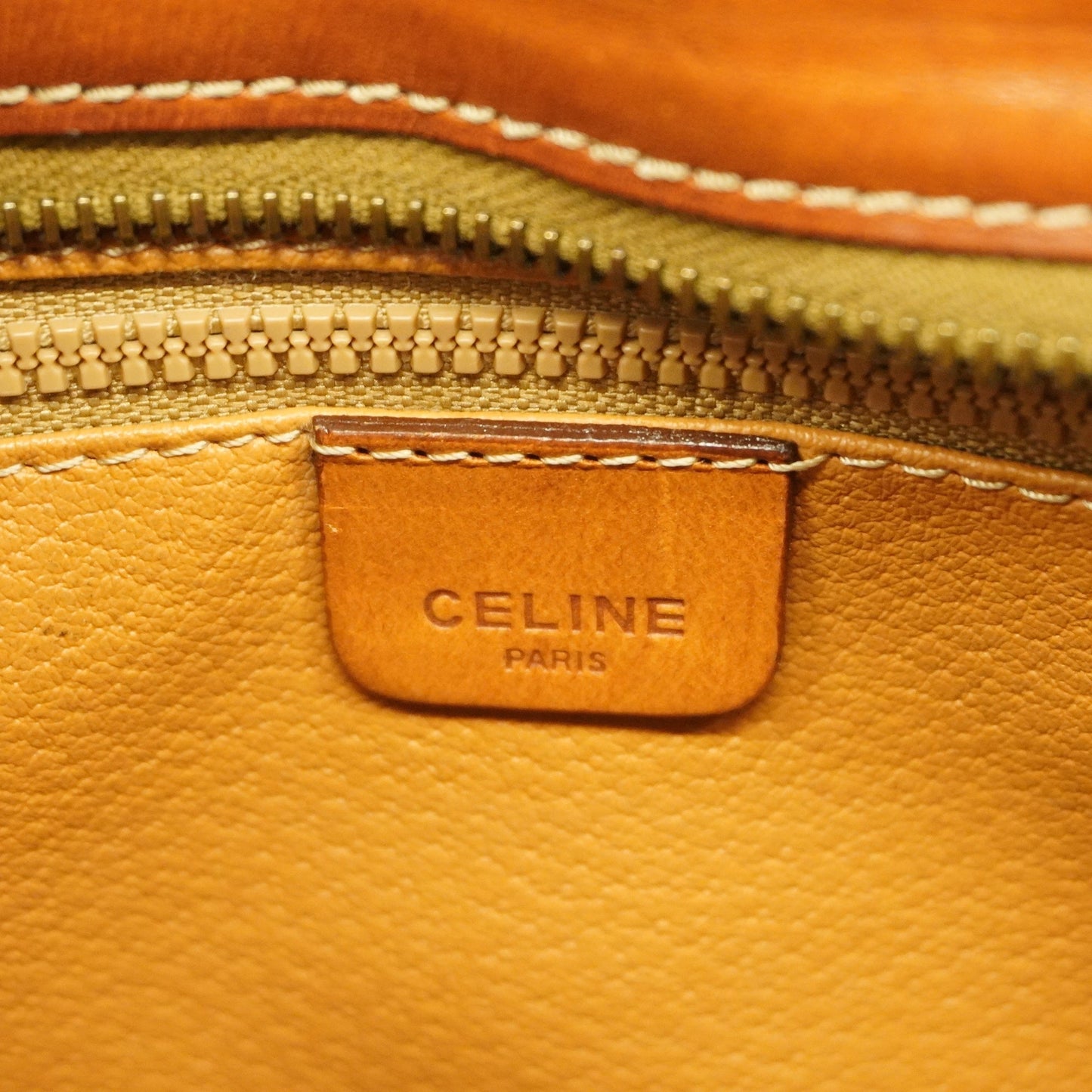 Celine  Macadam Shoulder Bag Women's PVC,Leather Shoulder Bag Beige
