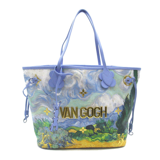 Louis Vuitton Van Gogh Neverfull MM Blue Masters collection PVC coated canvas M43331