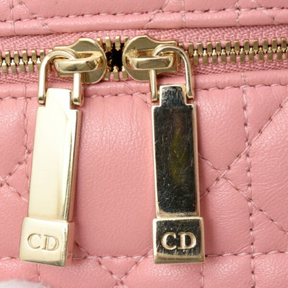 Christian Dior Pink Leather Shoulder Bag ()