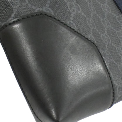 Gucci Black Gray Gg Supreme Shoulder Bag