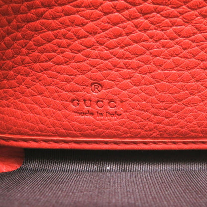 GUCCI GG Canvas Beige Orange 388637 Round Long Wallet