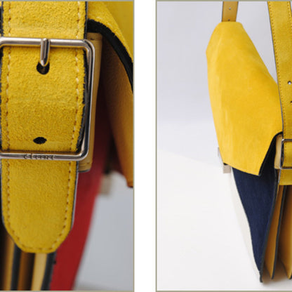 Celine shoulder bag clutch 2way Celine 171953 Yellow with yellow strap