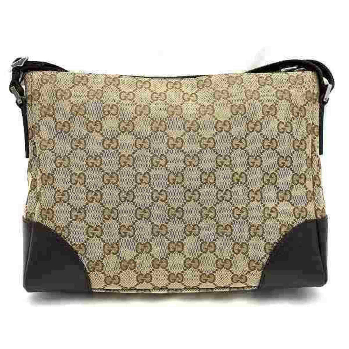 Gucci Brown Pvc Shoulder Bag