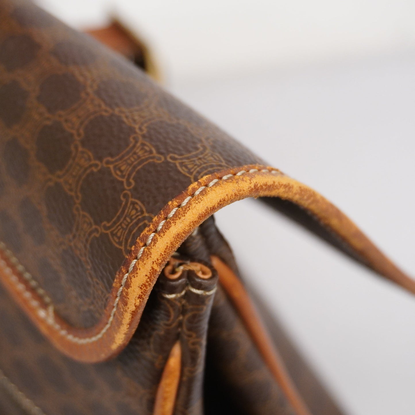 Celine  Macadam Handbag Women's PVC Handbag Brown