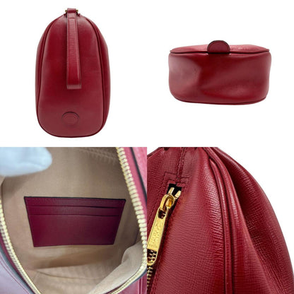 Gucci Red Color Leather Clutch Bag