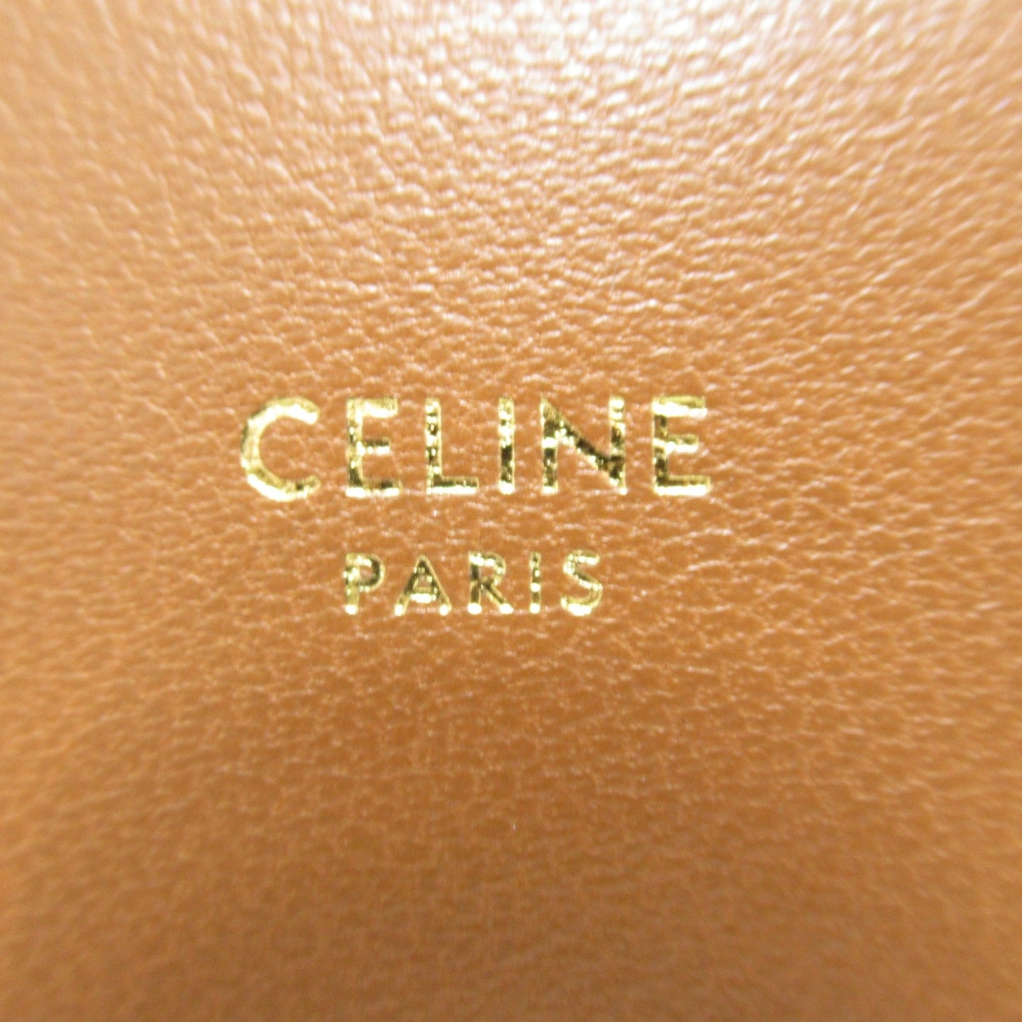 Celine Phone case Brown Dark brown leather PVC coated canvas