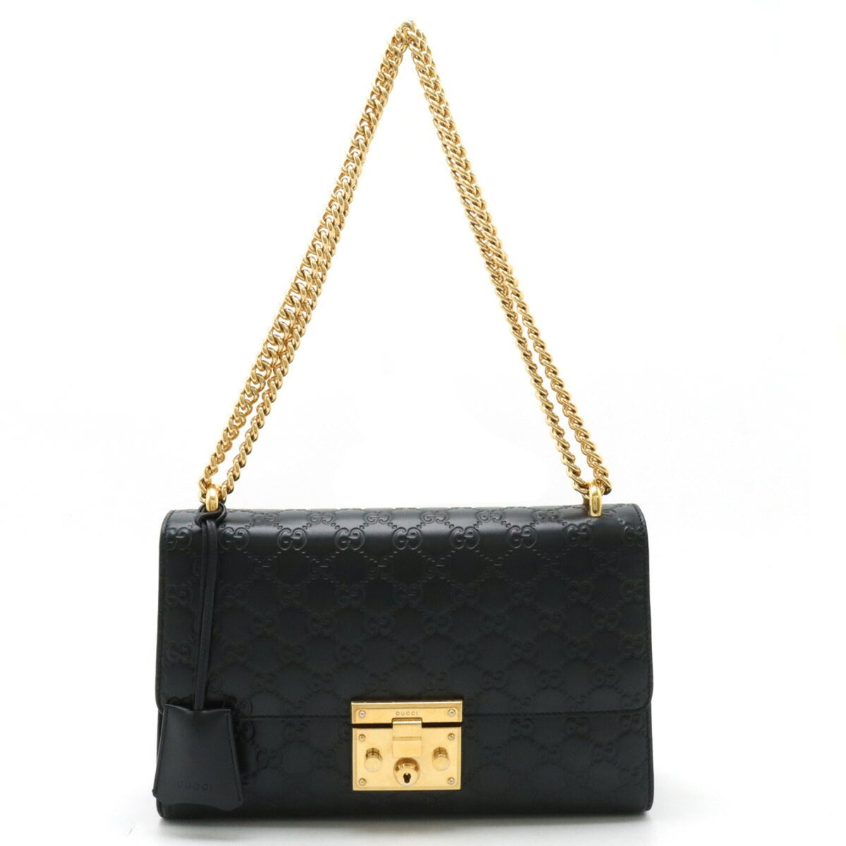 Gucci Black Leather Shoulder Bag