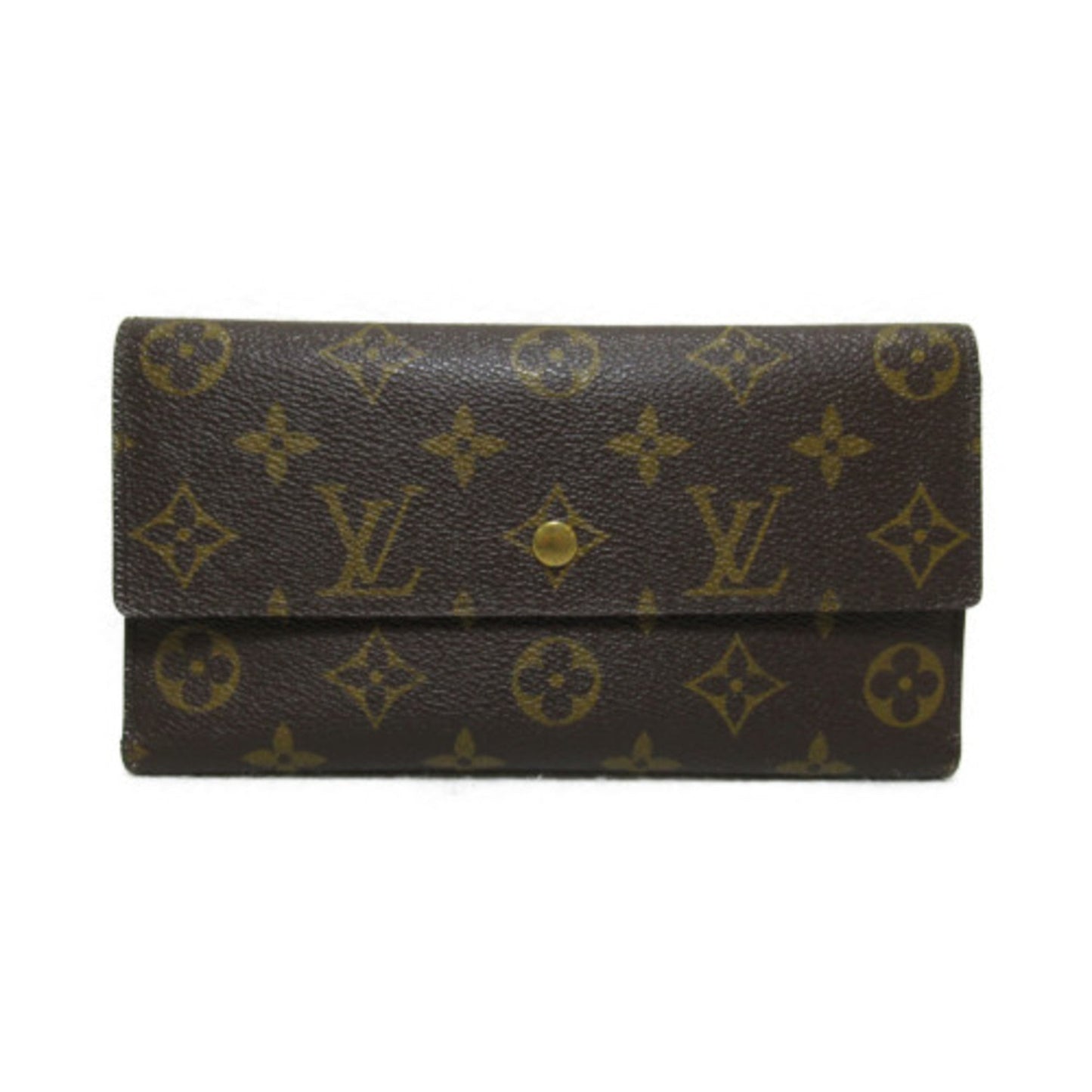 LOUIS VUITTON Porte Tresor Brown Monogram PVC coated canvas M61215