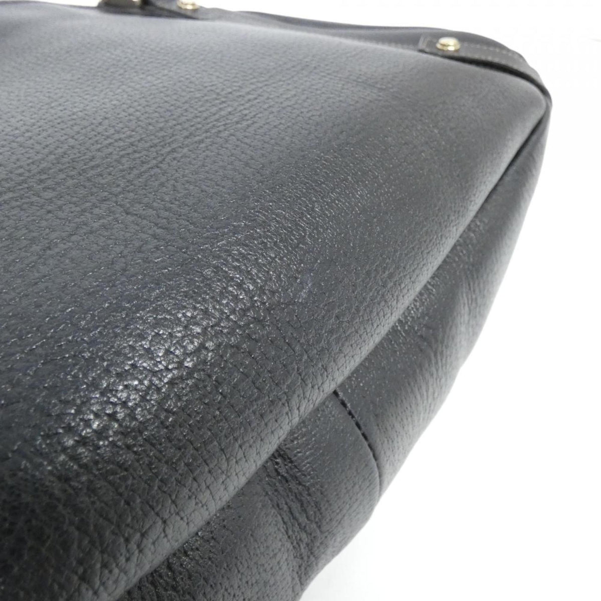 Gucci Navy Leather Shoulder Bag