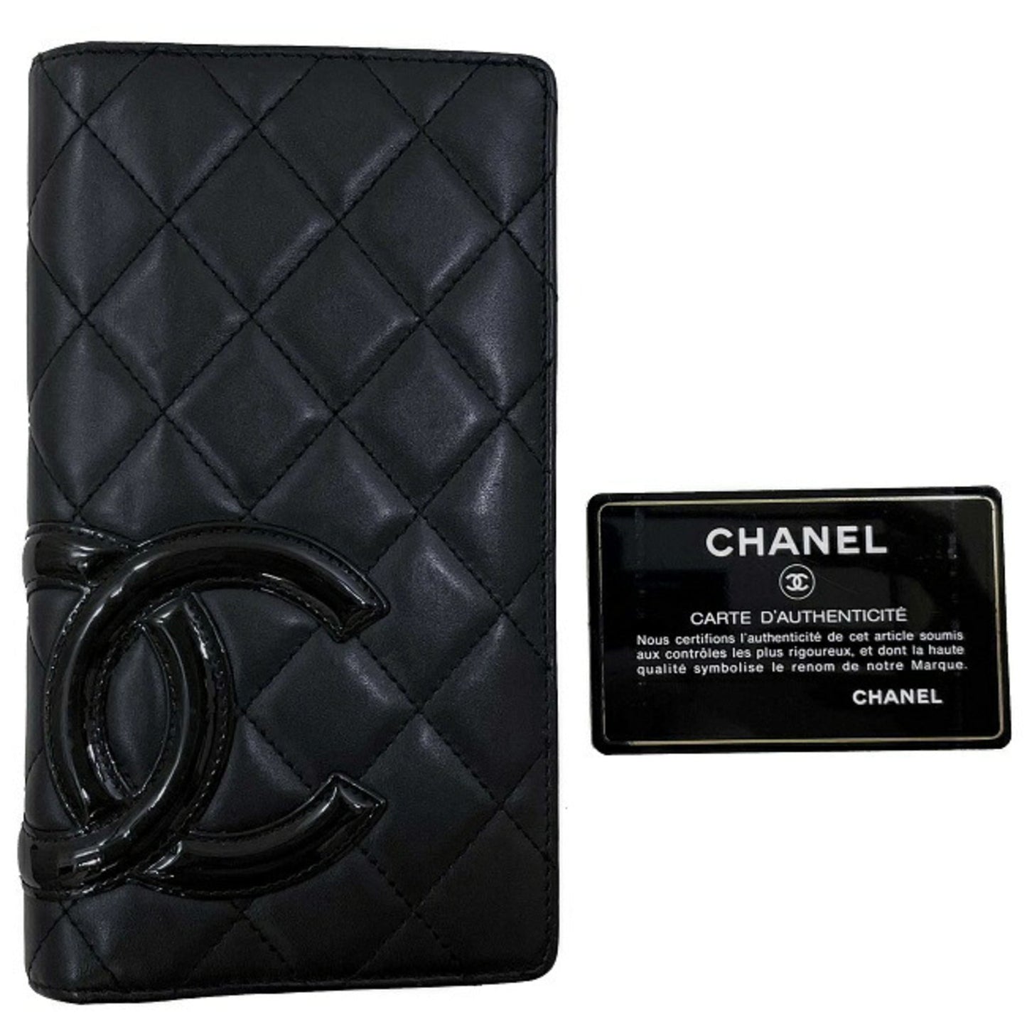 Chanel Bi-Fold Wallet Black Pink Neon Cambon Line A26717 Lambskin 13s CHANEL Cocomark Matrasse Ladies Leather Quilting