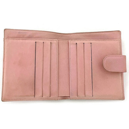 Chanel Bi-Fold Wallet Pink Caviar Skin A13496 Coco Mark 9s CHANEL W Ladies Pastel