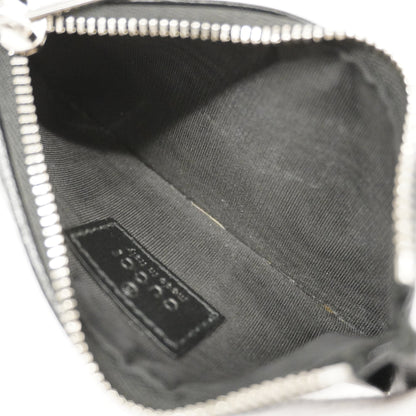 GUCCI  Interlocking G 697717 Silver Hardware Women's GG Supreme coin Case