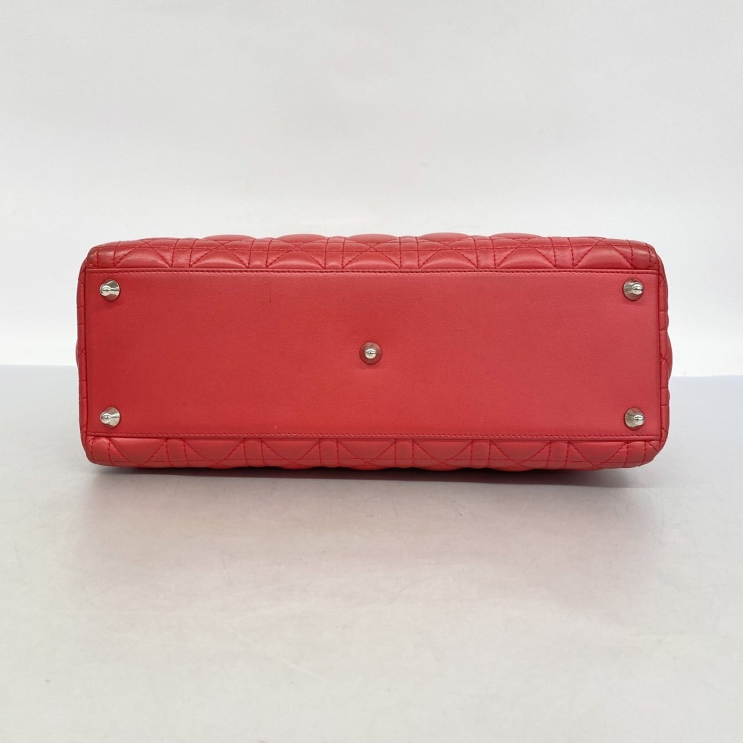 Christian Dior Red Color Leather Handbag ()