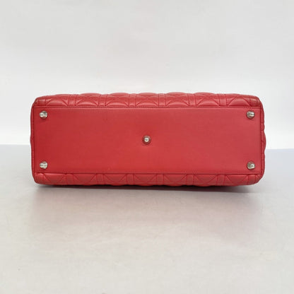 Christian Dior Red Color Leather Handbag ()