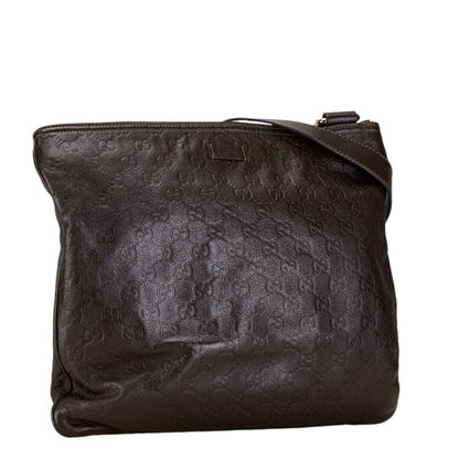 Gucci Brown Leather Shoulder Bag