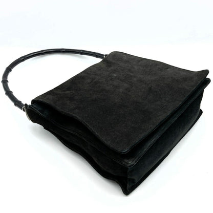 Gucci Black Suede Handbag Shoulder Bag