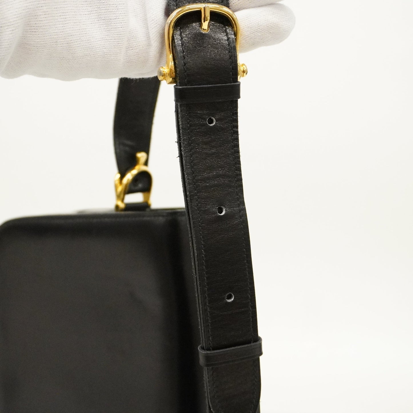 Celine  Shoulder Bag Carriage Metal Fittings Women's Leather Shoulder Bag
