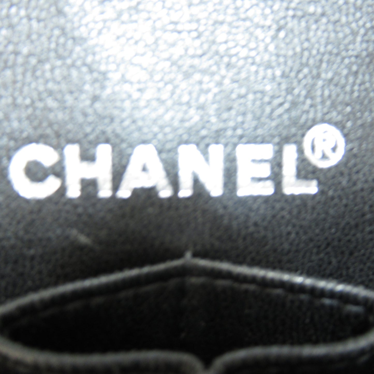 CHANEL 2.55 ChainShoulder bag Black cotton enamel