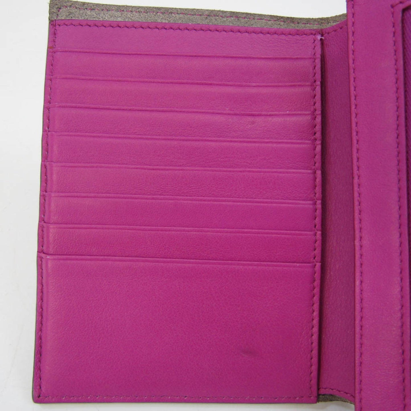 Celine Medium Multi-function 104813 Women's Leather Wallet [bi-fold] Gray,Pink,Purple