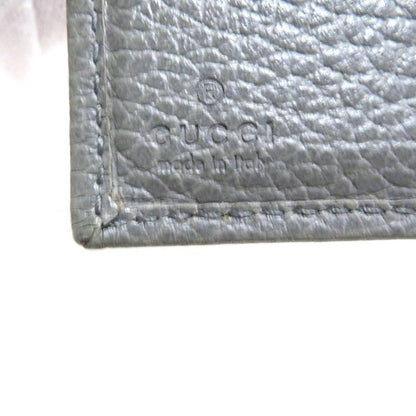 Gucci Gray Leather Wallet (Tri-Fold)