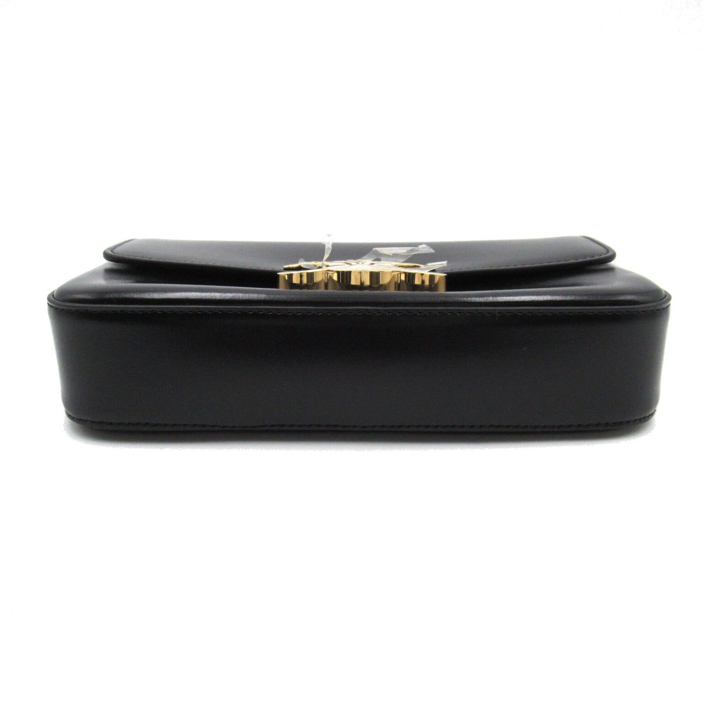 Celine ChainShoulder Black Calfskin [cowhide]