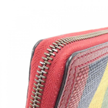 Gucci Multi-Color Canvas Long Wallet (Bi-Fold)