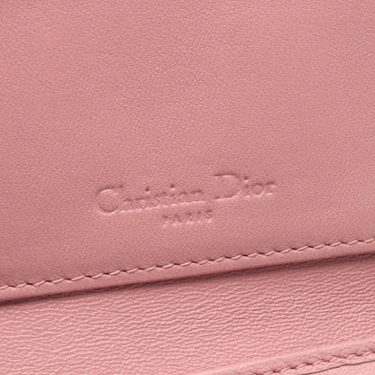 Christian Dior Pink Leather Wallet (Bi-Fold) ()