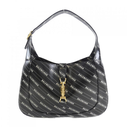 Gucci Black White Leather Shoulder Bag