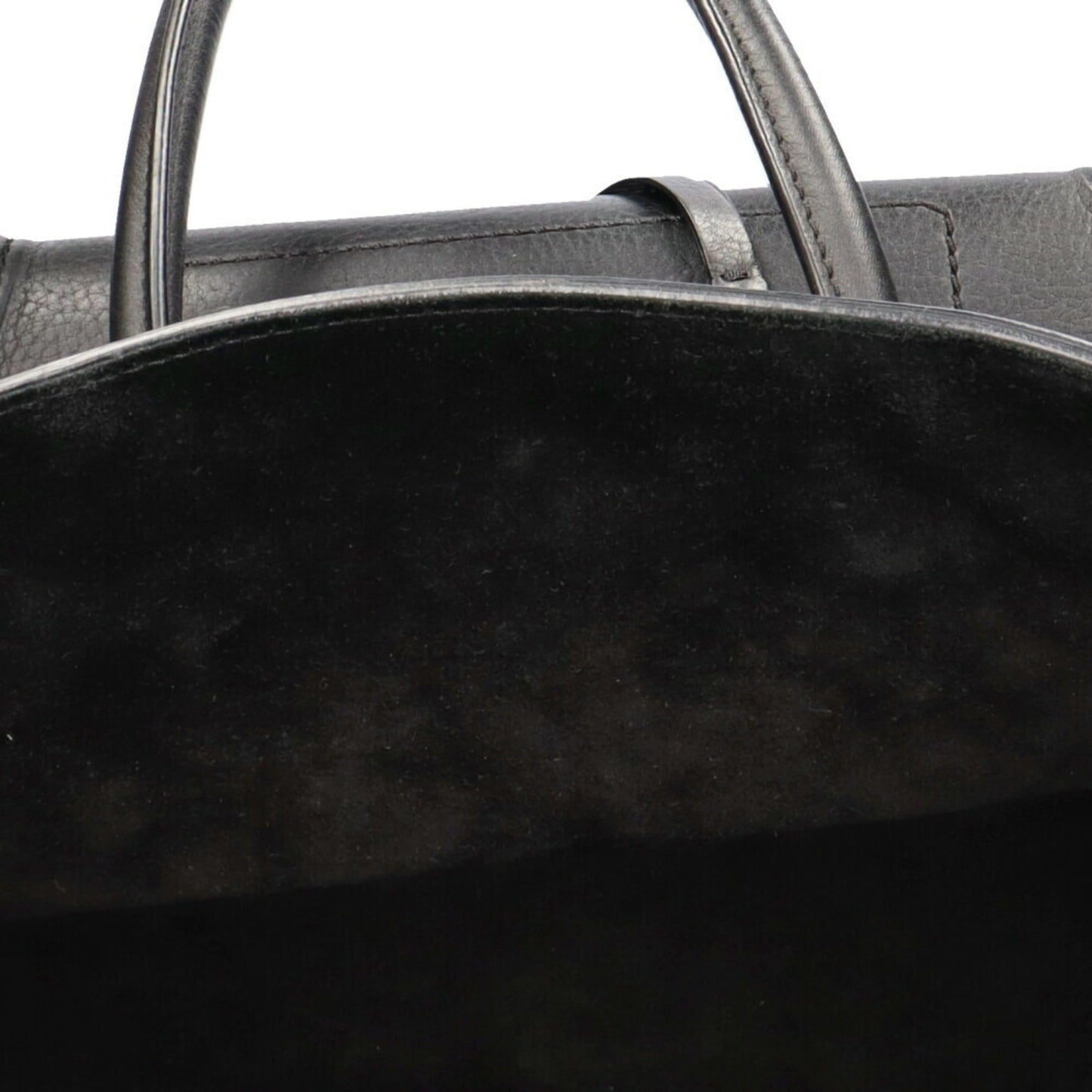 Celine Luggage Phantom Handbag Leather Black Ladies