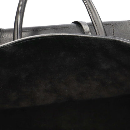 Celine Luggage Phantom Handbag Leather Black Ladies