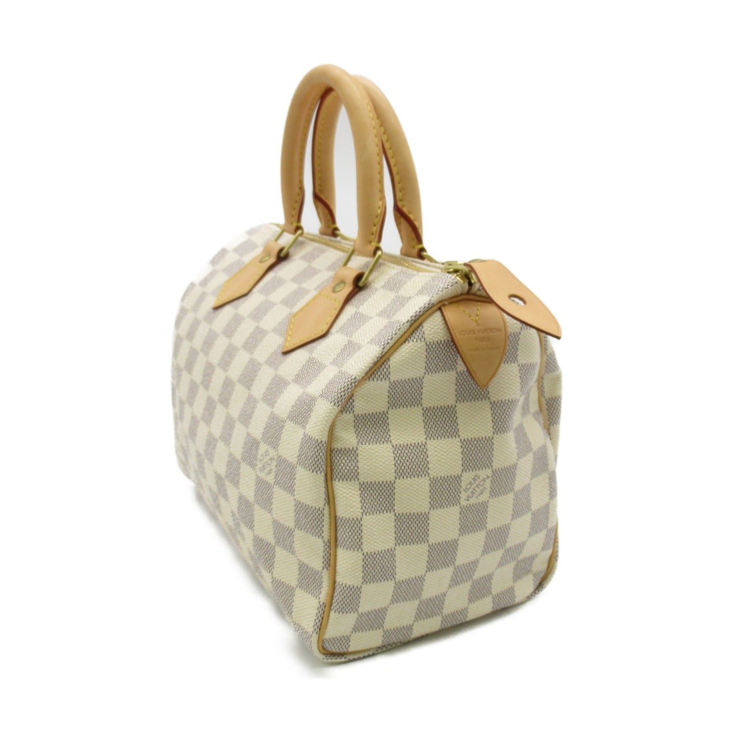 LOUIS VUITTON Speedy 25 handbag Gray Damier Azur PVC coated canvas N41534